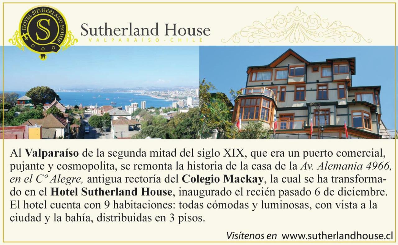 Sutherland House Valparaíso Zewnętrze zdjęcie